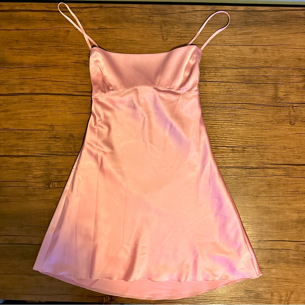 Danielle Guizio Silk Mini Dress